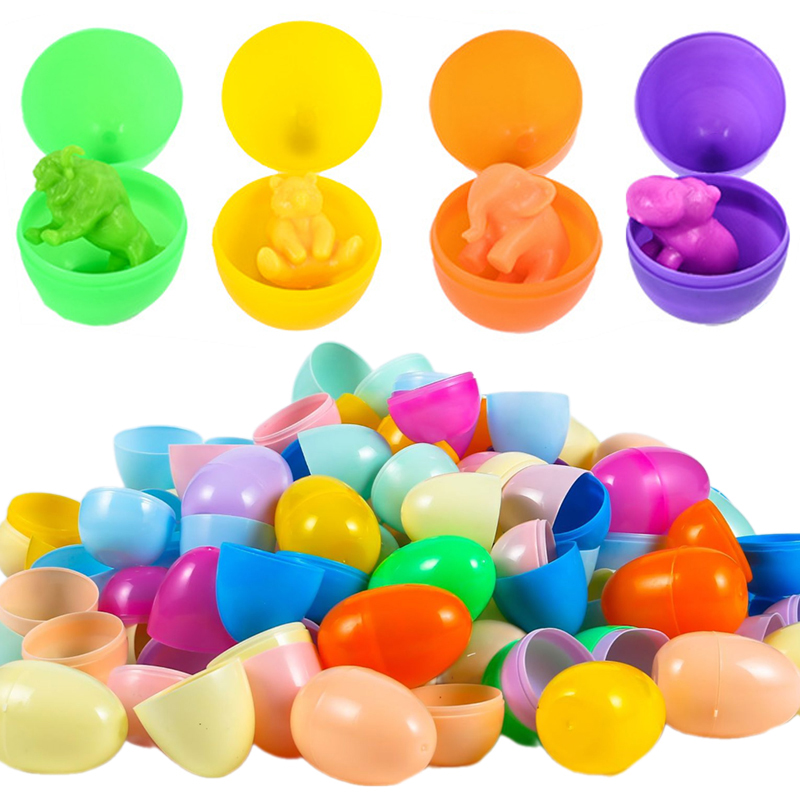 Party Games Egg - 12/24 قطعة بيض عيد الفصح الفارغة