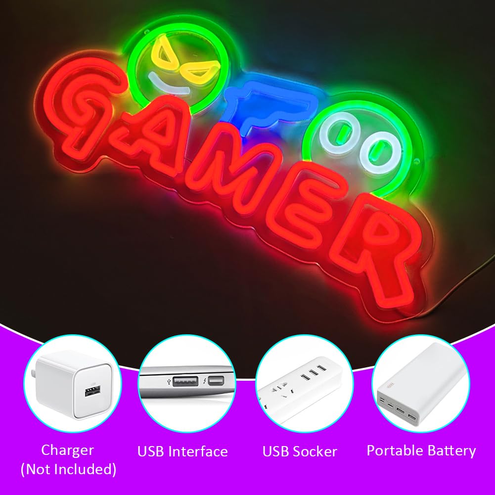 لافتة نيون LED للألعاب قابلة ل - مراجعة Party Games School وسعره