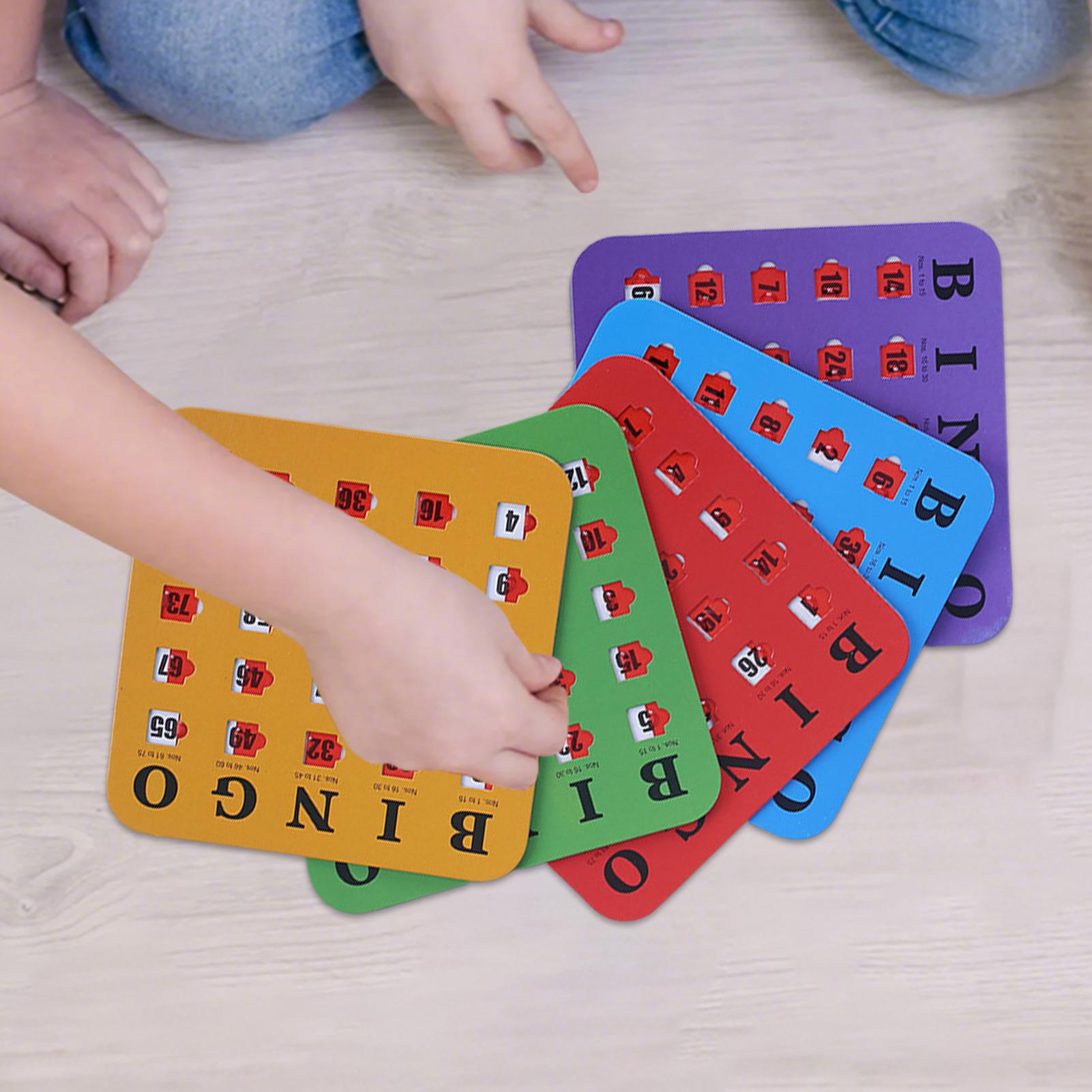 5 قطع من بطاقات لعبة البينجو ا - مراجعة Party Games School وسعره