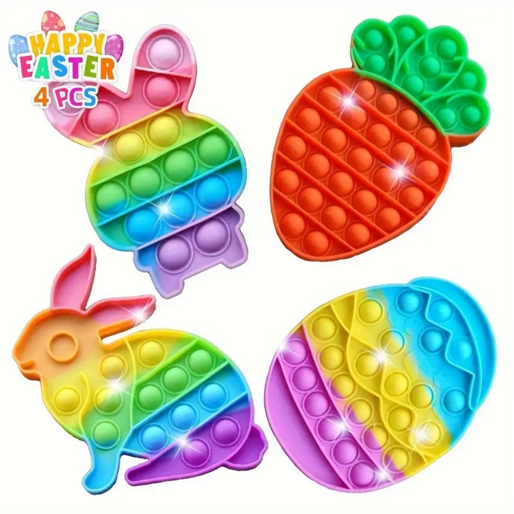 مجموعة من 4 بيض أرنب عيد الفصح - مراجعة Party Games Egg وسعره