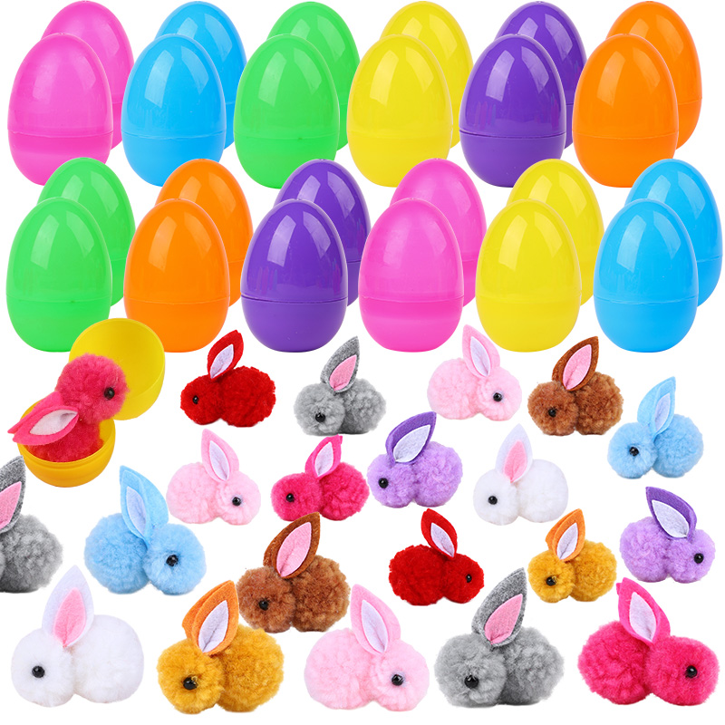 24 قطعة بيض عيد الفصح اللطيف م - مراجعة Party Games Egg وسعره