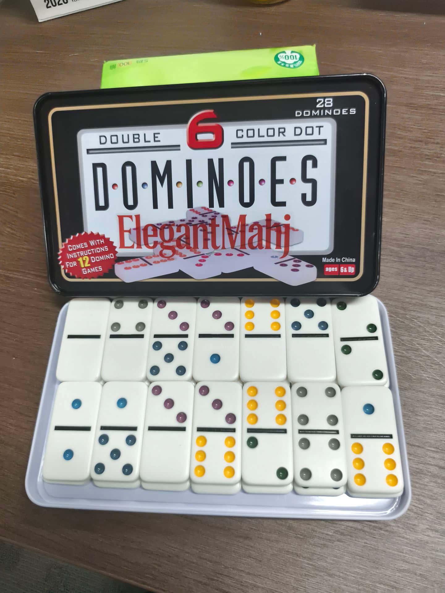 مجموعة دومينو ماهج الأنيقة مزد - مراجعة Party Games Board Game وسعره