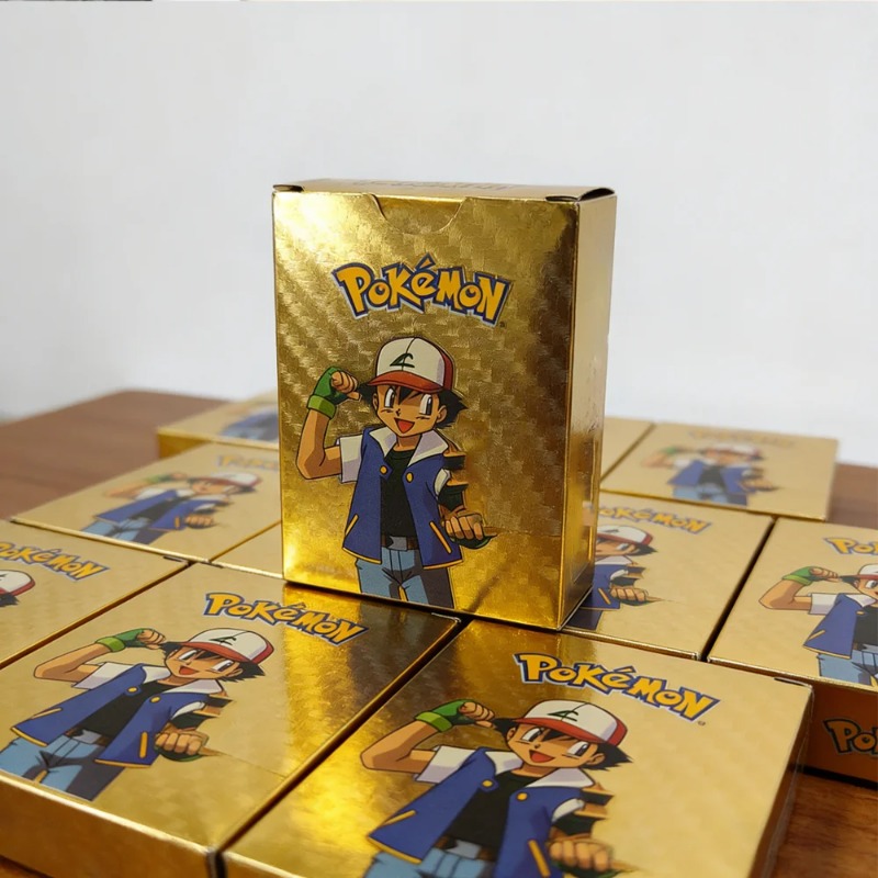 55 قطعة من بطاقات بوكيمون Vmax - مراجعة Party Games Board Game وسعره